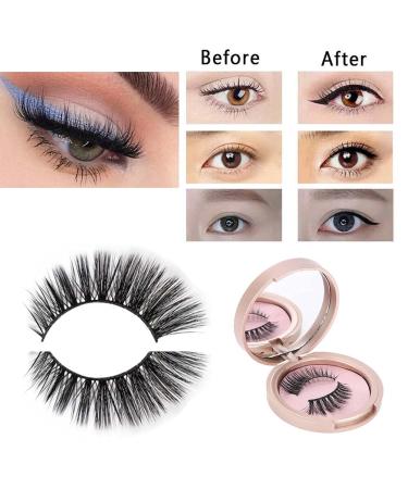 Buy Magnetic Eyelashes & Liquid Eyeliner Set | Fast Drying Reusable with Tweezers | International Shipping - Buy Online on GoSupps.com