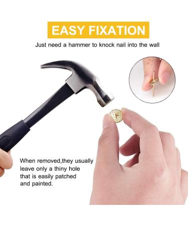 72 pcs Picture Hangers with 10-60lbs  Assorted One Step Picture Hangers  Iron Alloy Nail Hooks  Professional Plaster Picture Hanging Kit on Wooden/Drywall Hanging Hardware for Clock Mirror Jewelry - Buy Online on GoSupps.com