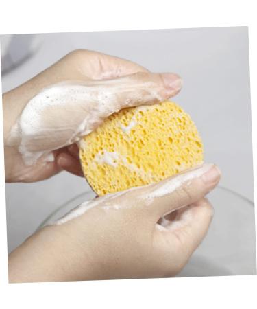 FRCOLOR 100 Pcs Exfoliating Face Sponges - Sponge Pulp for Cleansing & Makeup Application | Cellulose Spa Sponge for Dead Skin Removal - Buy Online on GoSupps.com