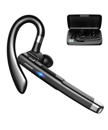 WMWYMX Bluetooth Headset One Ear Earphone Earpiece for Cell Phones Wireless Headset with Charging Case