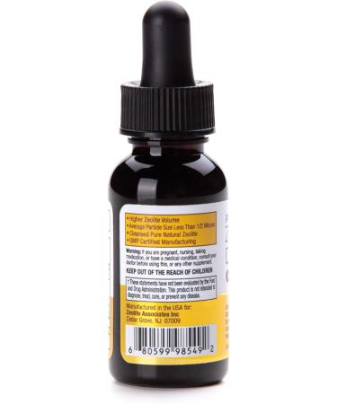 1 oz Bottle Fulvic and Humic Acid Immune Gut Support Easy to Take 100% Bioavailable Pure Liquid Zeolite Suspension Enhanced with DHQ Natural Immune System Modulator Unflavored 1 Fl Oz (Pack of 1) - Buy Online on GoSupps.com