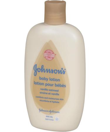 Johnson's Baby Lotion with Vanilla and Oatmeal 444ml - Buy Online on GoSupps.com