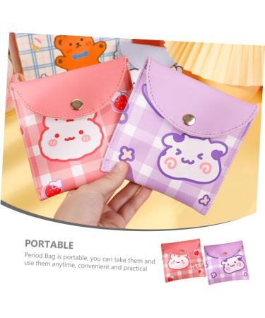Healifty 2pcs Reusable Nursing Organizer Pouch for Period Tampons - Small & Portable Menstrual Storage Bag for Women and Girls - Buy Online on GoSupps.com