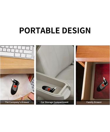 Portable LCD Breathalyzer with 50 Mouthpieces - Alcohol Tester for Personal & Professional Use - Buy Online on GoSupps.com