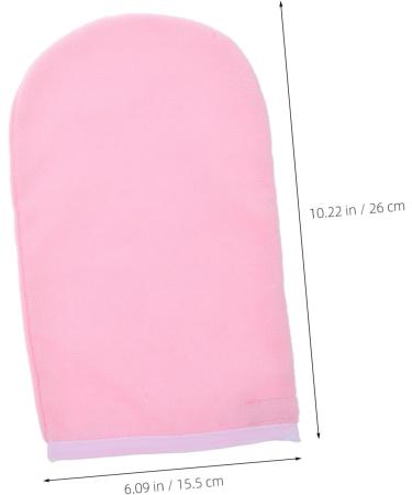 Moufles de Spa Hydratantes en Cire Chaude Taille 25x15 Cm Couleur Rose Bord Blanc Soin des Mains Femmes Usage Spa Mains - Buy Online on GoSupps.com