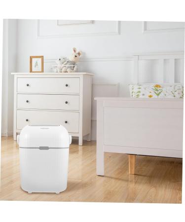 Household Sealed Deodorant Baby Diaper Plastic Trash can Bedroom Diaper Storage Bucket Office Bathroom Creative Trash can - Buy Online on GoSupps.com