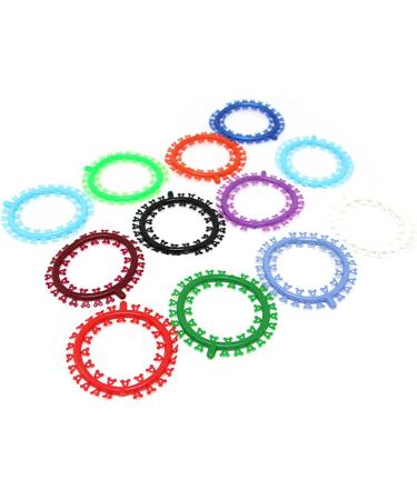 DOITOOL 25pcs Cartoon Colorful Orthodontic Ligature Ties - Fun Dental Oral Care Rings (Random Color) - Buy Online on GoSupps.com