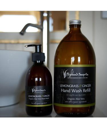 Highland Soap Company Lemongrass & Ginger Hand & Body Lotion 300ml | Natural Skincare | Buy Online Internationally - Buy Online on GoSupps.com