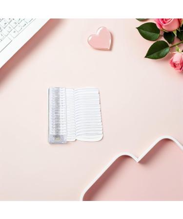  MERRYHAPY MERRYHAPY Nail Art Mixing Palette Nail Polish Nail Color Mixing Tray Mixing Tray Mixing Palette For Nail Colors Transparent - Buy Online on GoSupps.com