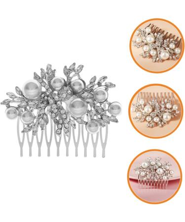 SKISUNO Bridal Comb Wedding Hair Comb Bride Hair Comb Bridal Rhinestone Hair Comb Bridal Hair Comb Wedding Hair Accessory Bridesmaid Hair Comb Pearls Hair Comb - Buy Online on GoSupps.com