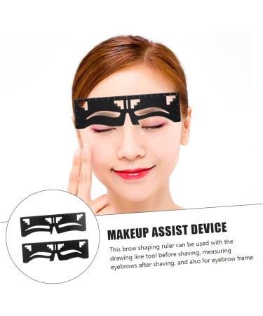 Didiseaon 8 Pcs Eyebrow Ruler Brow Stencil Ruler Mini Makeup Tools Eyebrow Shaper Supply Eyebrow Card Balance - Buy Online on GoSupps.com