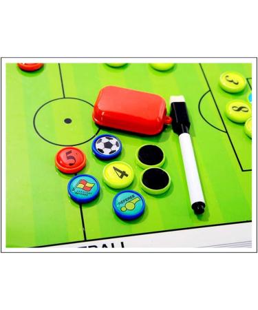 Pure Vie Soccer Coaches Tactical Board - Portable Magnetic Blackboard for Football Strategy | Coaching Clipboard Kit with Markers, Pen, and Eraser - Buy Online on GoSupps.com