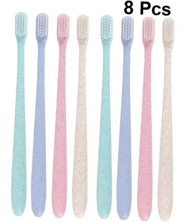 Tovinanna 6 Boxes 8-Piece Travel Toothbrush Set with Case - Soft Coal Toothbrushes & Caps for Caregivers | International Shipping Available - Buy Online on GoSupps.com
