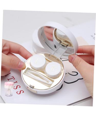 Buy Healvian 2 STK Travel Contact Lens Case Set - Hard Shell Marble Design for Safe Storage - International Shipping Available - Buy Online on GoSupps.com