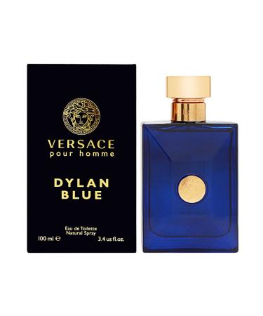 Versace Pour Homme Dylan Blue FOR MEN by Versace - 3.4 oz EDT Spray 3.38 Fl Oz (Pack of 1)