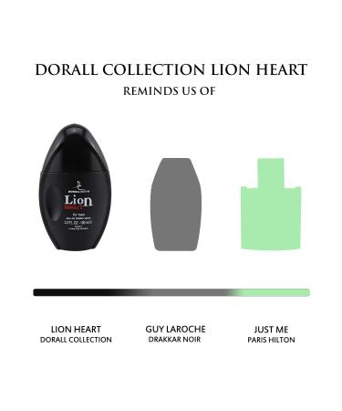 Lion Heart By Dorall Collection Eau De Toilette 100ml Spray Cologne For Men - Buy Online on GoSupps.com