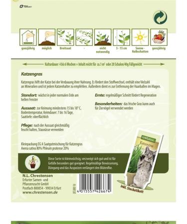Buy Cat Grass Seeds | Premium Grass for Cats & Tomcats - Fast International Shipping - Buy Online on GoSupps.com