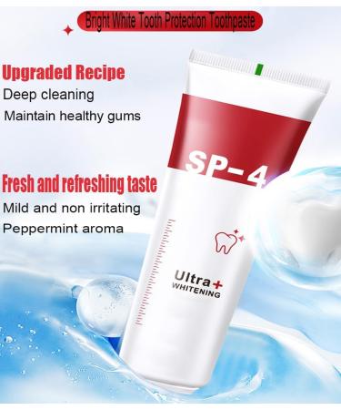 Yayashi SP-4 Whitening Toothpaste - Brightening & Stain Removing (2 Pcs) | Fresh Breath & International Shipping - Buy Online on GoSupps.com