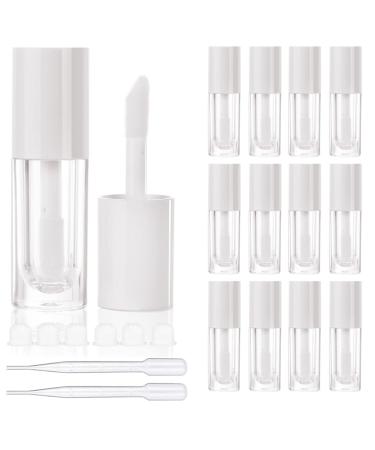 COSIDEA 14pcs Empty 6ml big brush lip gloss tubes for DIY lip gloss White lipgloss containers - Buy Online on GoSupps.com
