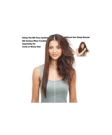 Kid's Satin Lined Sleep Bonnet Cap with Button for Facemask Ear Protection - Purple - Buy Online on GoSupps.com