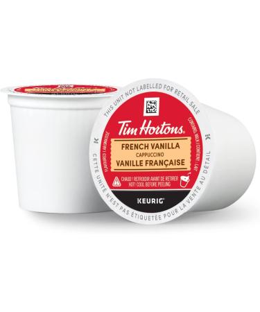 Tim Hortons Dark Roast Coffee Single Serve Keurig K-Cup Pods 72 Count & French Vanilla Cappuccino Flavoured Coffee Single Serve Keurig K-Cup Pods 10 Count Coffee + Coffee Pods 10 Count Dark 72 Count (Pack of 1) - Buy Online on GoSupps.com