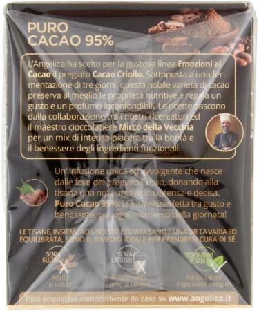  Italian Gourmet E.R. L' Angelica Tisana Puro Cacao Vitality tisane de cacao pur 95 % lot de 15 filtres + bo te italienne Gourmet Pulpa di Pomodoro 400 g - Buy Online on GoSupps.com