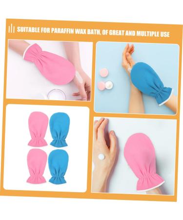 Mikinona 2 Pairs Hand Care Paraffin Wax Gloves Warming Paraffin Gloves Cotton Overnight Gloves Hot Wax Mitten Covers Hand Lotion Gloves Moisturizing Cotton Gloves Hand Gloves Polyester - Buy Online on GoSupps.com