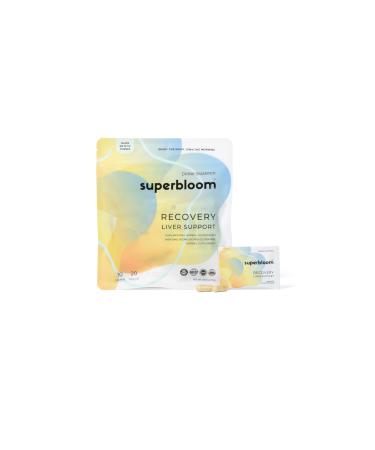 superbloom Recovery Liver Support | Liver Detox with DHM Turmeric Milk Thistle | 10 Sachets 20 Capsules | Enjoy The Night Own The Morning