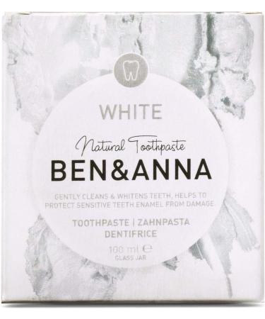 Buy Ben&Anna Natural Care Toothpaste White (2 x 100 ml) - Eco-Friendly & Vegan Dental Care for Fresh Breath - International Shipping Available - Buy Online on GoSupps.com