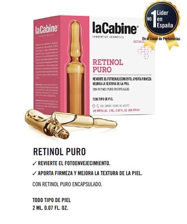 La Cabine Pure Retinol 10 Ampoules - 2ml Each - One Size - No Colour - Buy Online on GoSupps.com