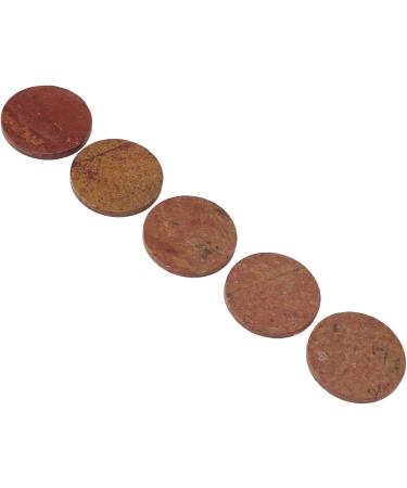 Verdant Touch Back Massage Stones - Bian Stone Scraping Board 50mm | Hot Energy Gua Sha Board 5 Pack for Relaxation & Wellness - Buy Online on GoSupps.com