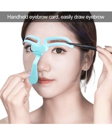 Eyebrow Stencils Folding Handheld Eyebrow Card Adjustable Eyebrow Grooming Kit Drawing Tool Makeup DIY Cosmetic Tool Eyebrow Ruler Measure Tool Shape Stencil - Buy Online on GoSupps.com