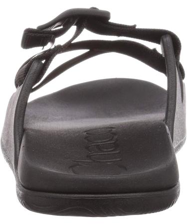 Chaco Women's Chillos Slide Sandal 8 Black - Comfortable and Stylish Footwear - Buy Online on GoSupps.com