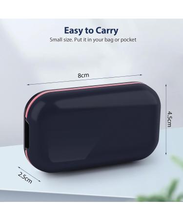 Opret Pill Cutter - Small & Large Pill Splitter for Tablet, Vitamin & Medicine - Blue - Buy Online on GoSupps.com