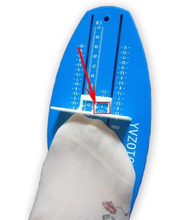 Kids Foot Measuring Device - Blue Shoe Sizer for Accurate Online Shoe Shopping - Buy Online on GoSupps.com
