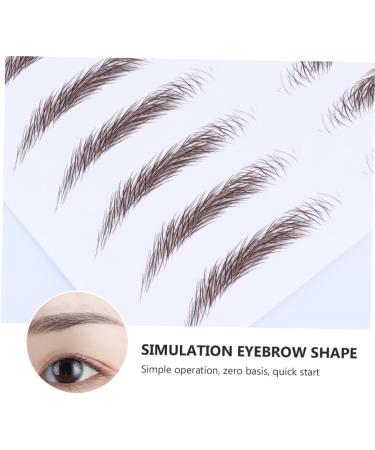 POPETPOP 4pcs Eyebrow Stickers Waterproof Stickers 4d Eyebrow Tattoos Eyebrow Stencils Eyebrow Shape 3d Tool - Buy Online on GoSupps.com