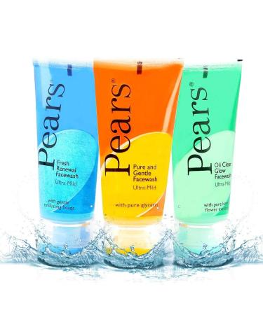 P.ear_s Pure & Gentle Daily Cleansing Facewash - Mild pH-Balancing Glycerine Cleanser | 100% Soap-Free - 60g - International Shipping Available - Buy Online on GoSupps.com
