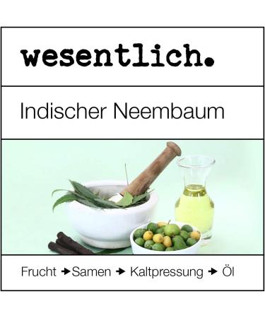 Kaltgepresst Neem Oil 250ml - 100% Pure Niem l (Melia Azadirachta) from Essentiel. - Buy Online on GoSupps.com