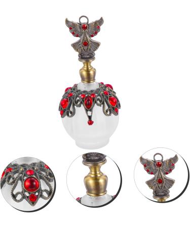Beatifufu Perfume Bottle Essential Oil Bottle Middle Eastern Fragrance Bottle Decorative Perfume Dispenser Exquisite Bottle Decor Chic Perfume Glass Bottle Retro Perfume Bottle Empty Bottle 30 ml Red - Buy Online on GoSupps.com
