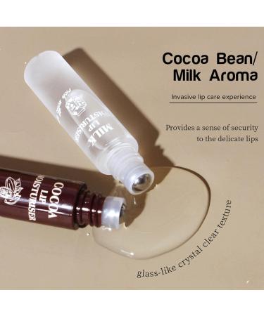 Sonew 2pcs Roll On Lip Oil Set | Moisturizing Lip Balm for Dark Lips | Unisex Lip Care Daily - Buy Online on GoSupps.com