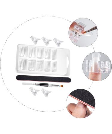 3 Sets Nail Extension Set False Nail Molds Fake Fingernails Diy Nail Art Tool Fake Nail Tips Picker Nail Art Tools Nail Sanding Strip Tools Light Pen Plastic Manicure - Buy Online on GoSupps.com
