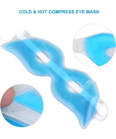 Buy BStXQTY ICE HOT Eye Mask - Reusable Anti-Fatigue Cold & Hot Compress for Relaxation - Buy Online on GoSupps.com