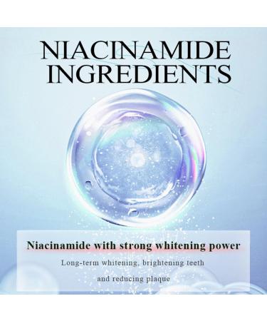 Nicotinamide Toothpaste Niacinamide Teeth Whitening Toothpaste Complete Care Remove Tartar Fluoride-Free Formula is Suitable for Sensitive Teeth (with Niacinamide) - Buy Online on GoSupps.com