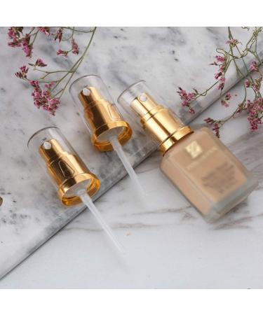 2 Pack Foundation Pump Double Wear Liquid Replacement Pressure Head (Gold) - Buy Online on GoSupps.com