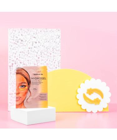 Sisters & Me 9x Eye Pads - Cooling Eye Masks for Dark Circles Wrinkles & Puffiness with Hyaluron Booster - Buy Online on GoSupps.com