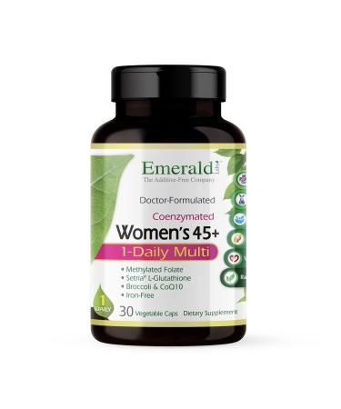 Emerald Laboratories CoEnzymated Women's 45+ 1-Daily Multi 30 Vegetable Caps