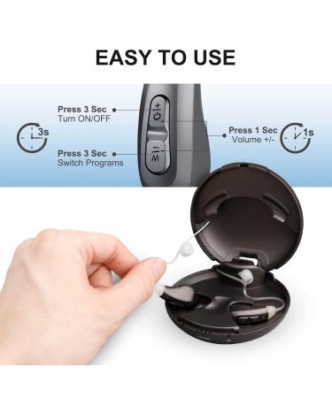 JINGHAO Noise Amplifier - High-Quality Ear Enhancer for Behind Ear 2 Pack - Sound Amplifier with Surround Noise Support | International Shipping Available - Buy Online on GoSupps.com