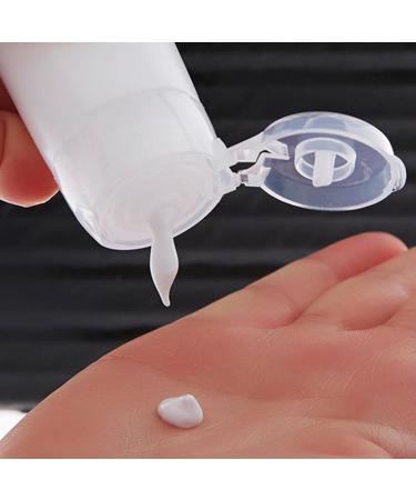 Travel Size Containers - 100ml Empty Travel Dispenser Bottle - Refillable Cosmetic Dispensers for Liquid Lotions Cream Toner Body Soap - Buy Online on GoSupps.com