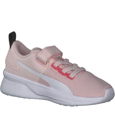 PUMA Kids Flyer Runner V INF Sneaker - 8 UK Child - Puma White/Lotus Paradise Pink - Buy Online on GoSupps.com