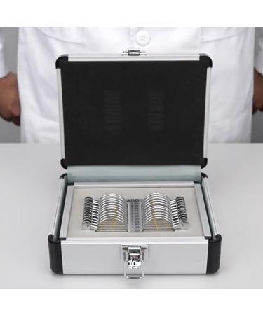 Optical Lens Optometry Rim Case 22 Pcs Ophthalmic Trial Lenses with Optical Progressive Lens Professional Eye with Aluminum Storage Case for Protection Acces Optometry Lens Set 21 * 17 * 8CM B B 21*17*8CM - Buy Online on GoSupps.com